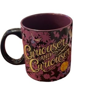 Disney Alice in Wonderland Coffee Mug Cup Curiouser